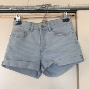 Light blue H&M jean shorts